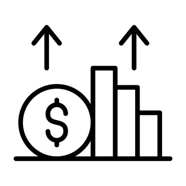 grafik vektörü ince çizgi simgesi
