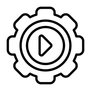 seo modern simgesinin vektör illüstrasyonu