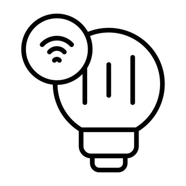 wifi vektör ince çizgi simgesi