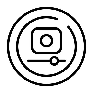 Vektör evrensel simgesi Trendy bakmak.