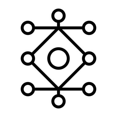 ağ simgesi işaret sembolü tasarımı