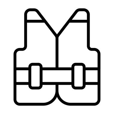 Sırt çantası simgesini, anahat stili