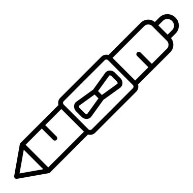 Kalem. Web simgesi basit tasarım