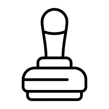 Sıcak hava balonu simgesini, anahat stili