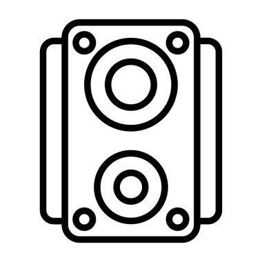 hoparlör simgesi vektör çizim