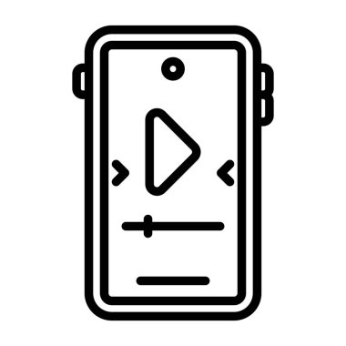 akıllı telefon web simgesi vektör çizimi