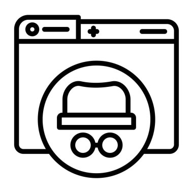 Modern kamera simgesinin vektör illüstrasyonu