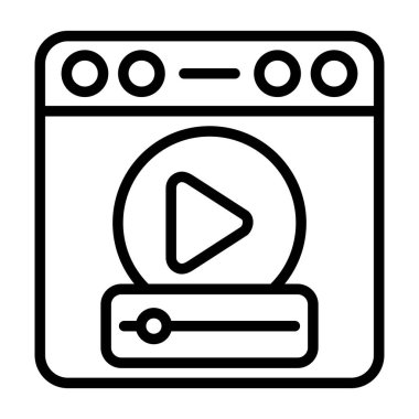 video kamera ikonu vektör illüstrasyon tasarımı