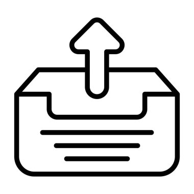 Modern bir simgenin vektör illüstrasyonu