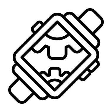 Sargı bezi alçı ikonu, taslak biçimi