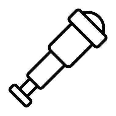 el feneri. Web simgesi basit illüstrasyon