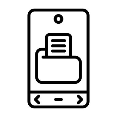 dosya simgesi, vektör illüstrasyonu 