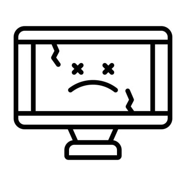 Bilgisayar web simge vektör çizim