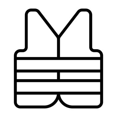 bayrak vektörü ince çizgi simgesi