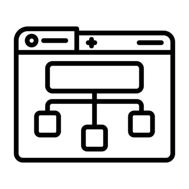 Web sitesi tasarımı ve masaüstü zarfları için web simgesi, geliştirme. premium paket.