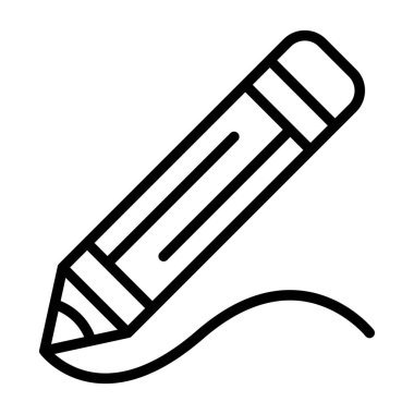 Kalem. Web simgesi basit tasarım