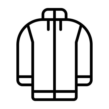 Ceket vektör simgesi, basit tasarım