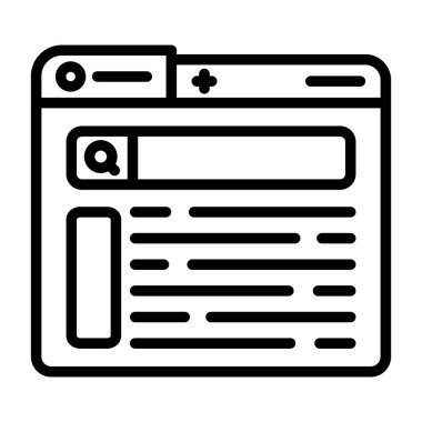 Web sitesi, masaüstü masaüstü, masaüstü ve premium tasarım için web tasarım simgesi.