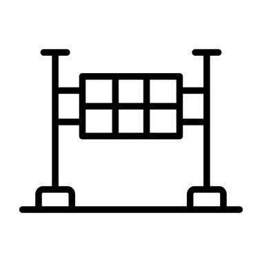 taslak simgesi. siyah ve beyaz vektör