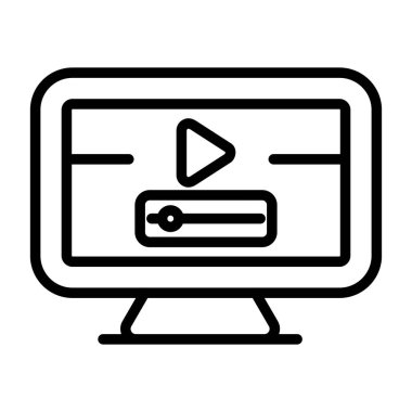 Bilgisayar web simge vektör çizim