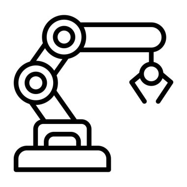Robot kol robot simgesi, özet biçimi