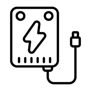 Elektrik prizi simgesi, özet biçimi