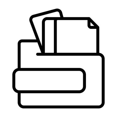 Dosya. Web simgesi basit illüstrasyon