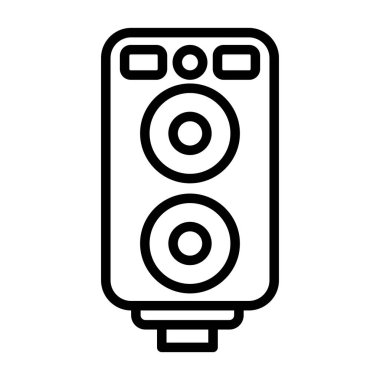 kamera simgesi vektör illüstrasyonu