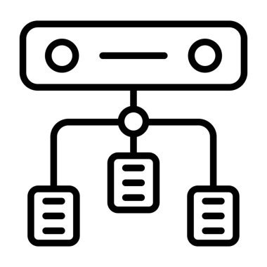 ağ web simgesi basit tasarımı