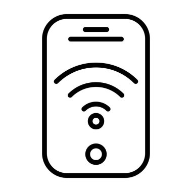 Wi-Fi vektör simgesi kolayca değiştirilebilir ya da düzenlenebilir