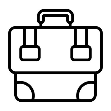 çanta dosya simgesi ana hat biçiminde