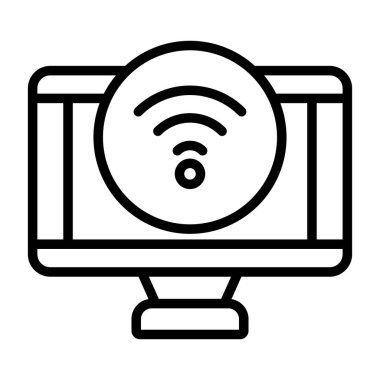 Bilgisayar web simge vektör çizim