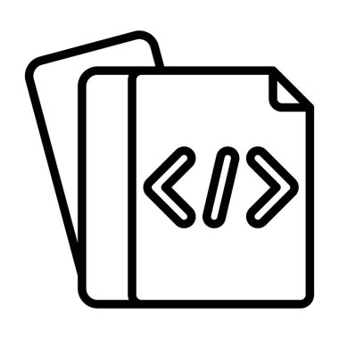 Kitap. Web simgesi basit illüstrasyon