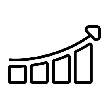 grafik vektörü ince çizgi simgesi