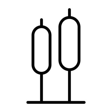 Çizgi film simgesinin vektör çizimi