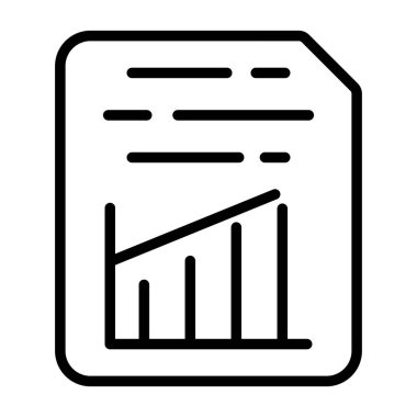 Grafik ince çizgi vektör simgesi