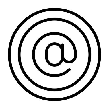 posta simgesi, vektör illüstrasyonu