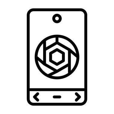 Telefon simgesi vektör illüstrasyonu