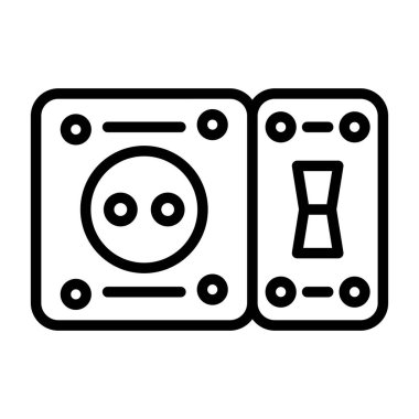 Modern bir simgenin vektör illüstrasyonu