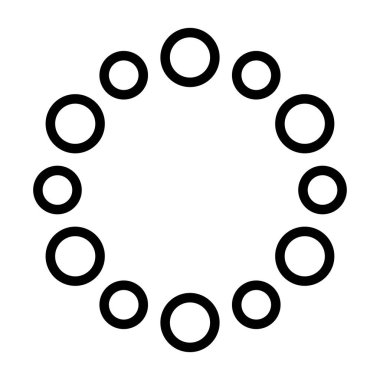 halka halka simgesi, taslak biçimi