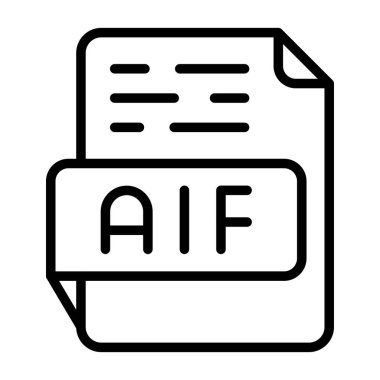 dosya biçimi simgesi, vektör illüstrasyonu