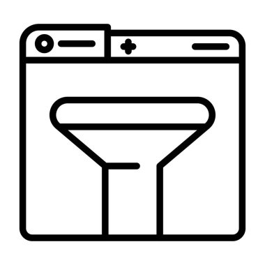 özet vektör illüstrasyon simgesi