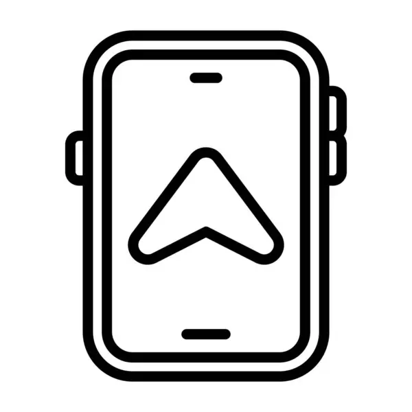 akıllı telefon simgesi. beyaz arkaplanda izole edilmiş web tasarımı için akıllı telefon vektör simgesi