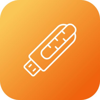 Kalem açacağı simgesi beyaz arkaplanda izole edildi. düz dizayn.