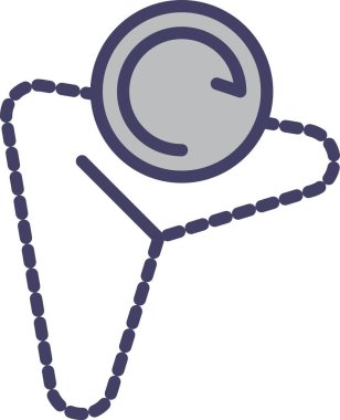 pin konum haritası simgesi ana hat biçiminde