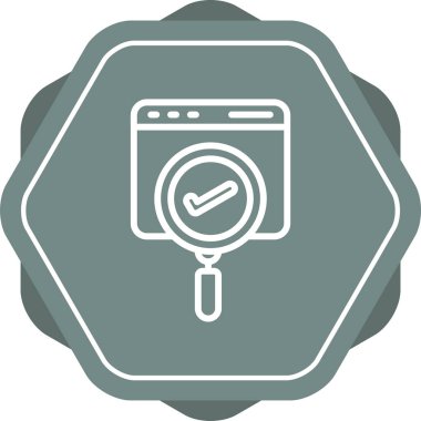 seo modern simgesinin vektör illüstrasyonu