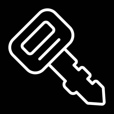 Anahtar. Web simgesi basit illüstrasyon