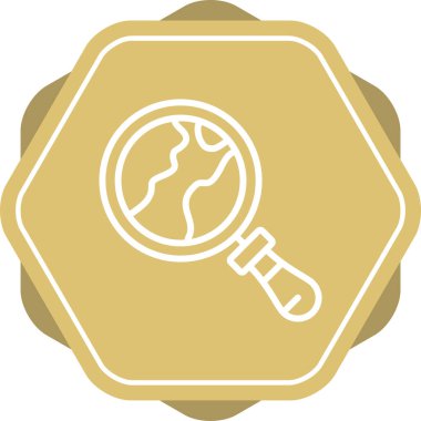 Bir pusula simgesinin vektör illüstrasyonu