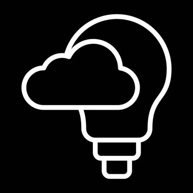 bulut hesaplama simgesi, vektör illüstrasyonu