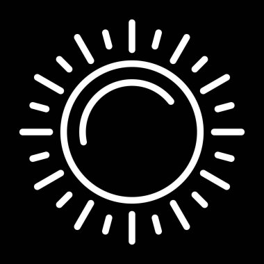 iklim iklimi güneş simgesi ana hatlarıyla